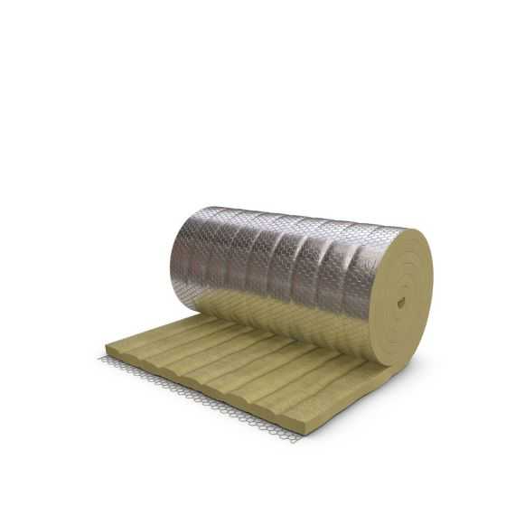 Прошивной мат Paroc Wired Mat 80 AluCoat 60х600х4000